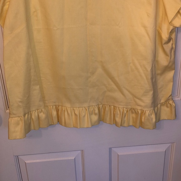 Collyn Raye Yellow Ruffled Top - Picture 5 of 5